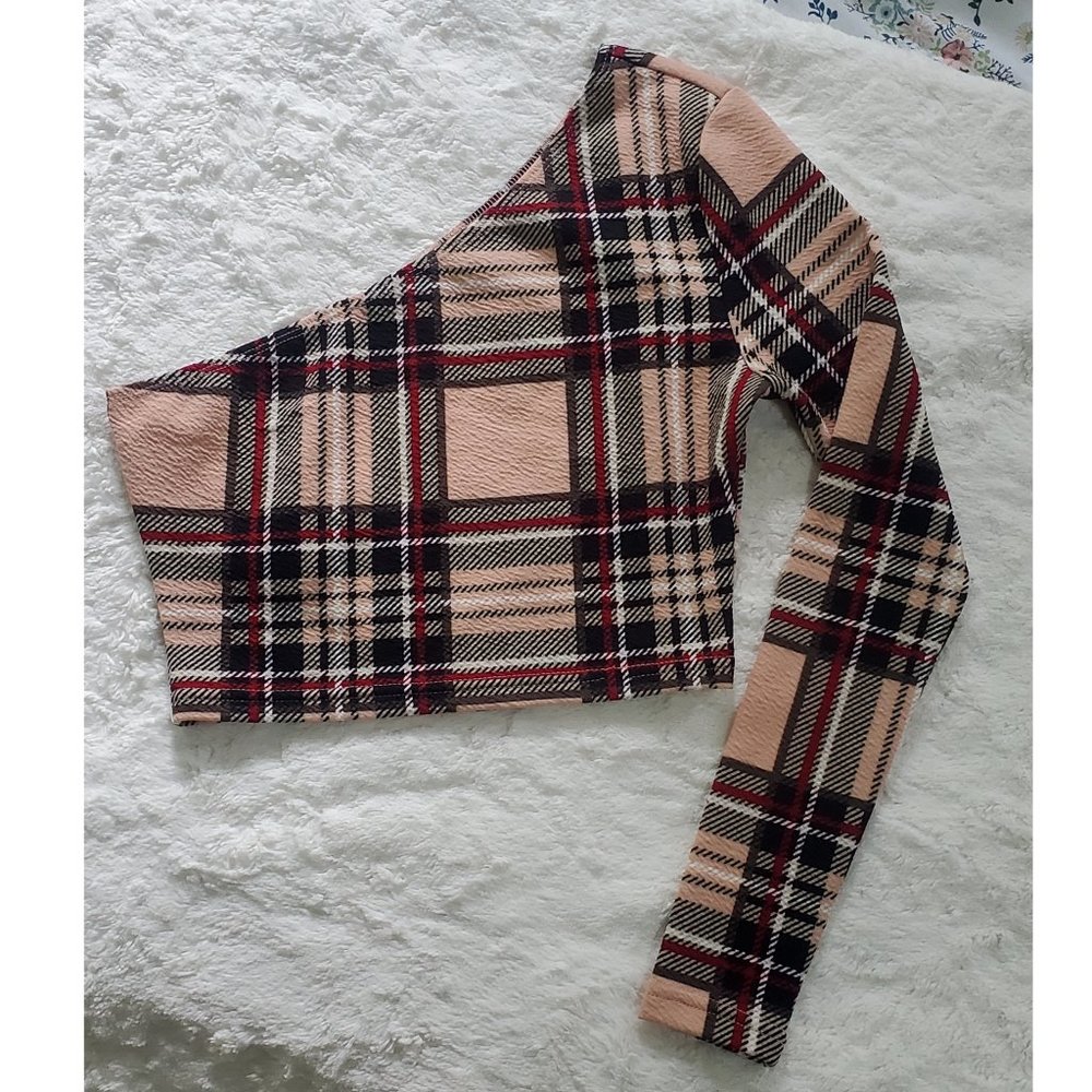 Shein Plaid Top